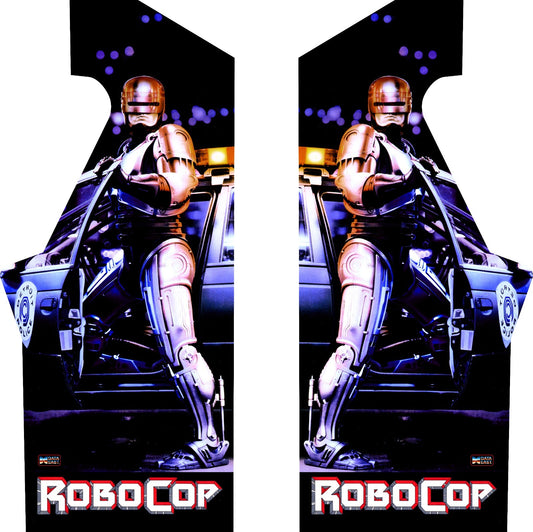 Robocop Arcade Side Art 2 Piece Set Full Wrap Laminated High Quality
