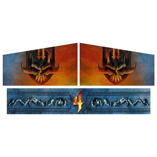 Mortal Kombat 4 Arcade Control Panel Box Art Artwork Overlay MK4 CPO