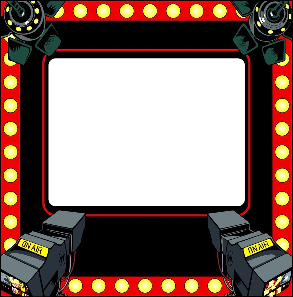 Smash TV 19 Inch Arcade Monitor Bezel Artwork Sticker Decal