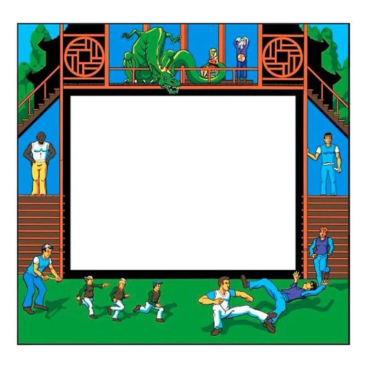 Kung Fu Arcade Monitor Bezel Artwork Sticker Decal