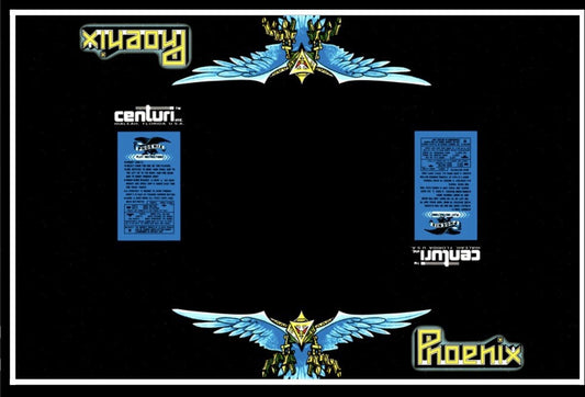 Phoenix Arcade Cocktail Underlay Artwork Sticker Decal