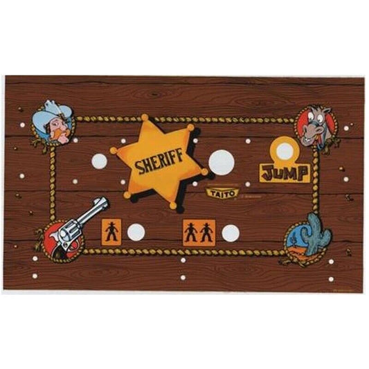 Tin Star CPO Arcade Control Panel Overlay Textured Laminate