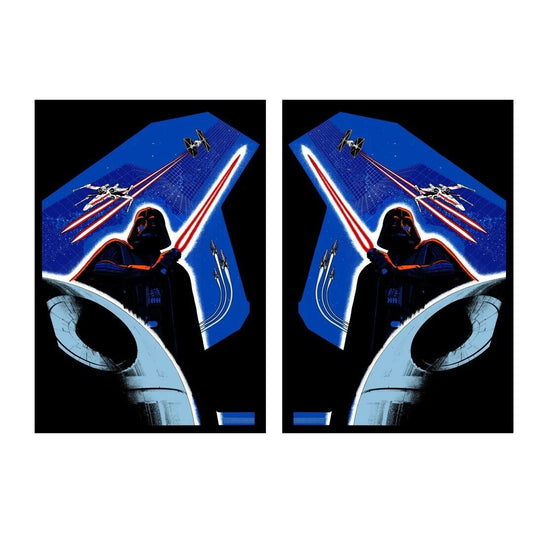 Star Wars Cockpit Arcade Side Art 11 Piece Set Laminated High Quality