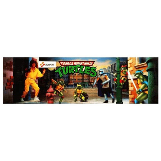 TMNT Teenage Mutant Ninja Turtles Arcade Marquee 27”x8” Backlit