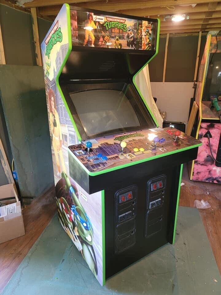 Teenage Mutant Ninja Turtles Arcade Control Panel Overlay CPO TMNT Textured