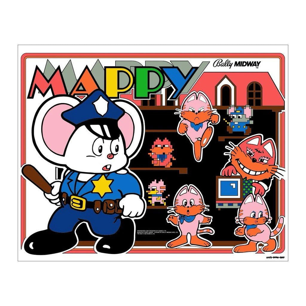 Mappy Arcade Marquee Premium Backlit Translite Free Ship