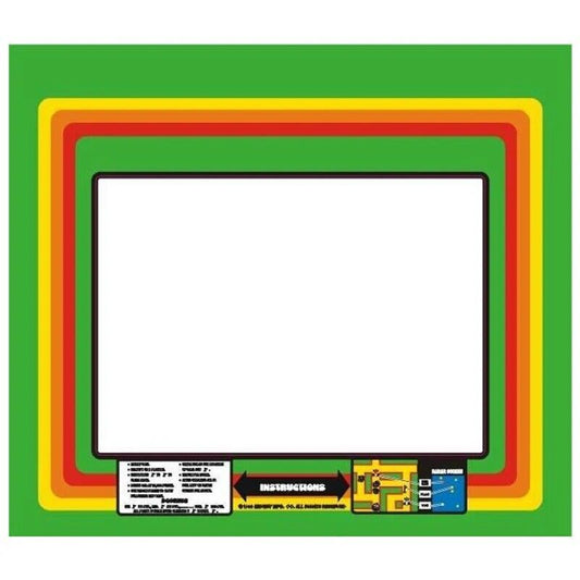 Rally X Arcade Monitor Bezel Artwork Sticker Decal