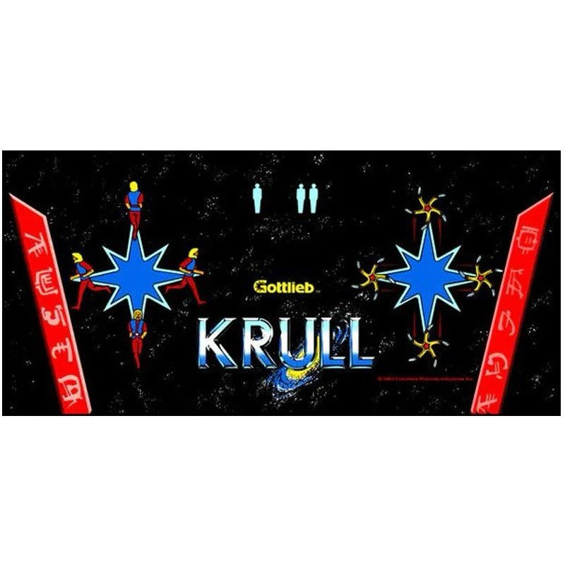 Krull Arcade Control Panel Overlay CPO With Textured Laminate