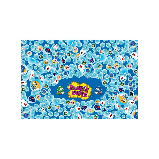 Bubble Bobble Arcade Control Panel Overlay CPO With Textured Laminate