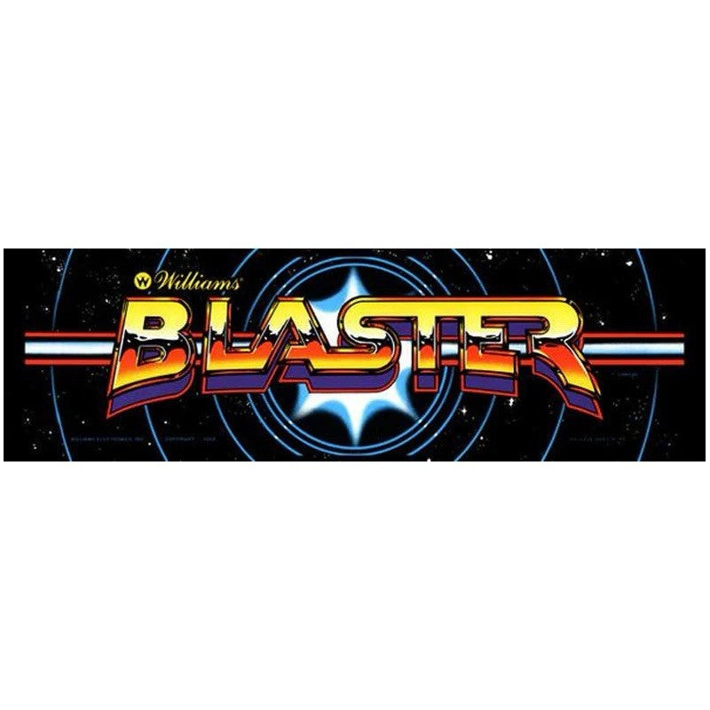 Blaster Arcade Marquee High Quality Translite