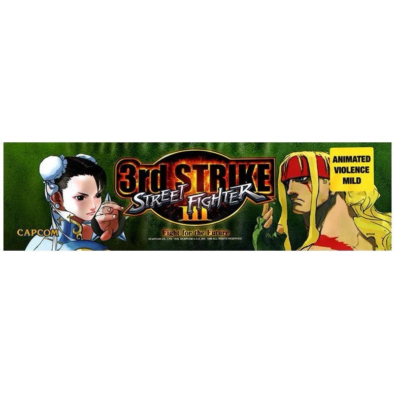 Street Fighter 3rd Strike Arcade Marquee High Quality Translite