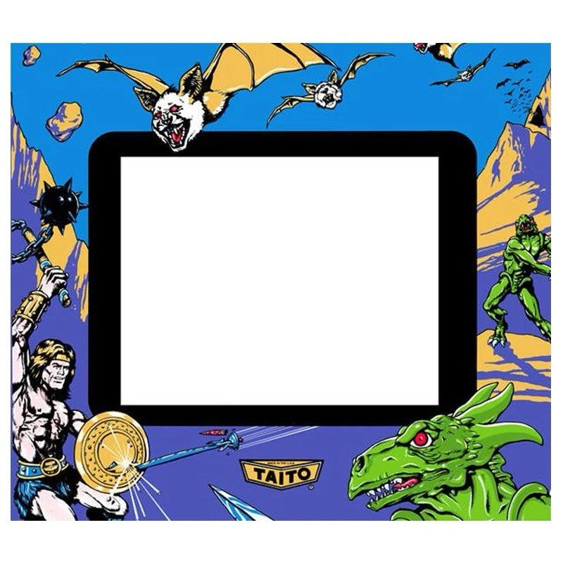 Rastan Arcade Monitor Bezel Artwork Sticker Decal
