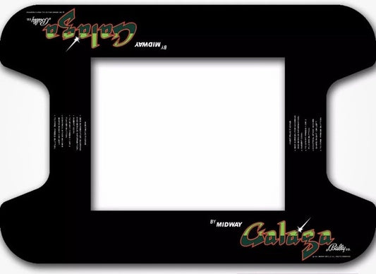 Galaga Arcade Cocktail Underlay Artwork Sticker Decal