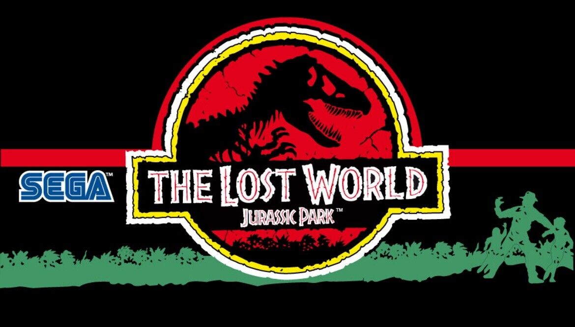 Jurassic Park Lost World Arcade Marquee 30.125”x15.5” Backlit Translite