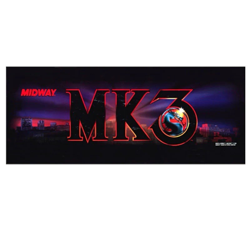 Mortal Kombat 3 Arcade Marquee High Quality Translite