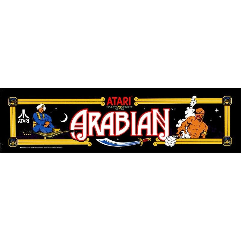 Arabian Arcade Marquee Premium Backlit Translite Free Ship
