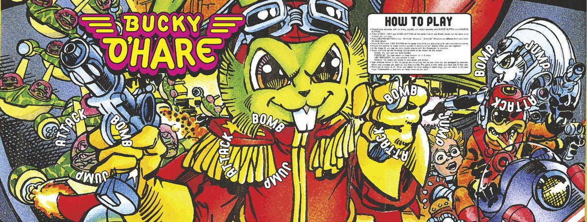 Bucky O Hare Custom CPO Arcade Control Panel Overlay Textured