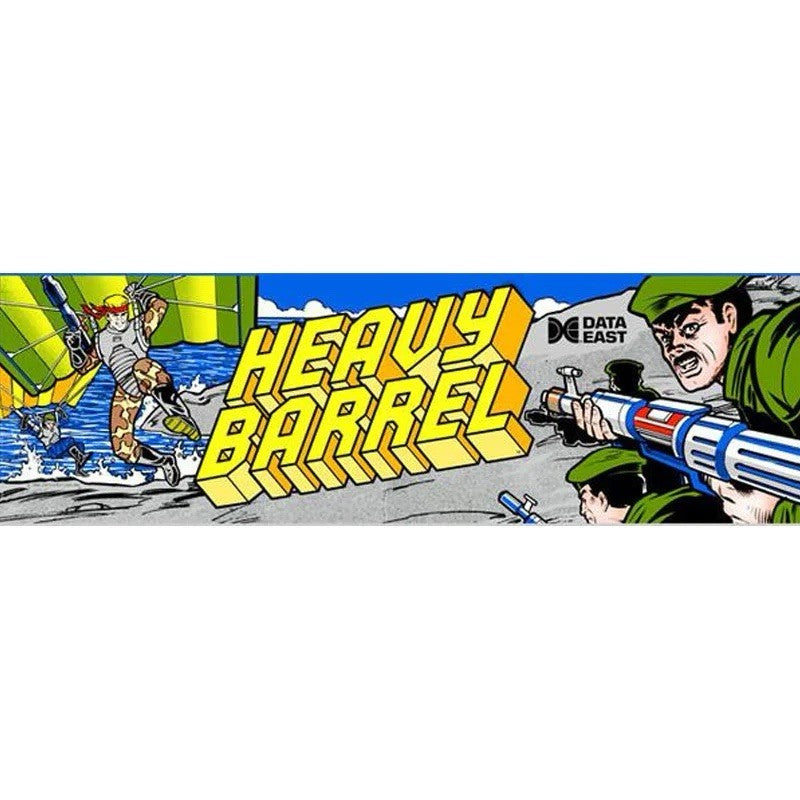 Heavy Barrel Arcade Marquee High Quality Translite