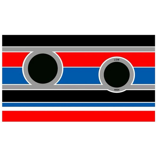 Pole Position Arcade Control Panel Overlay CPO With Textured Laminate