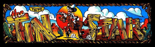 Tin Star Arcade Marquee High Quality Translite