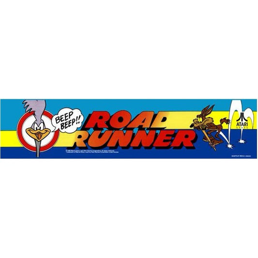 Roadrunner Arcade Marquee Premium Backlit Translite Free Ship