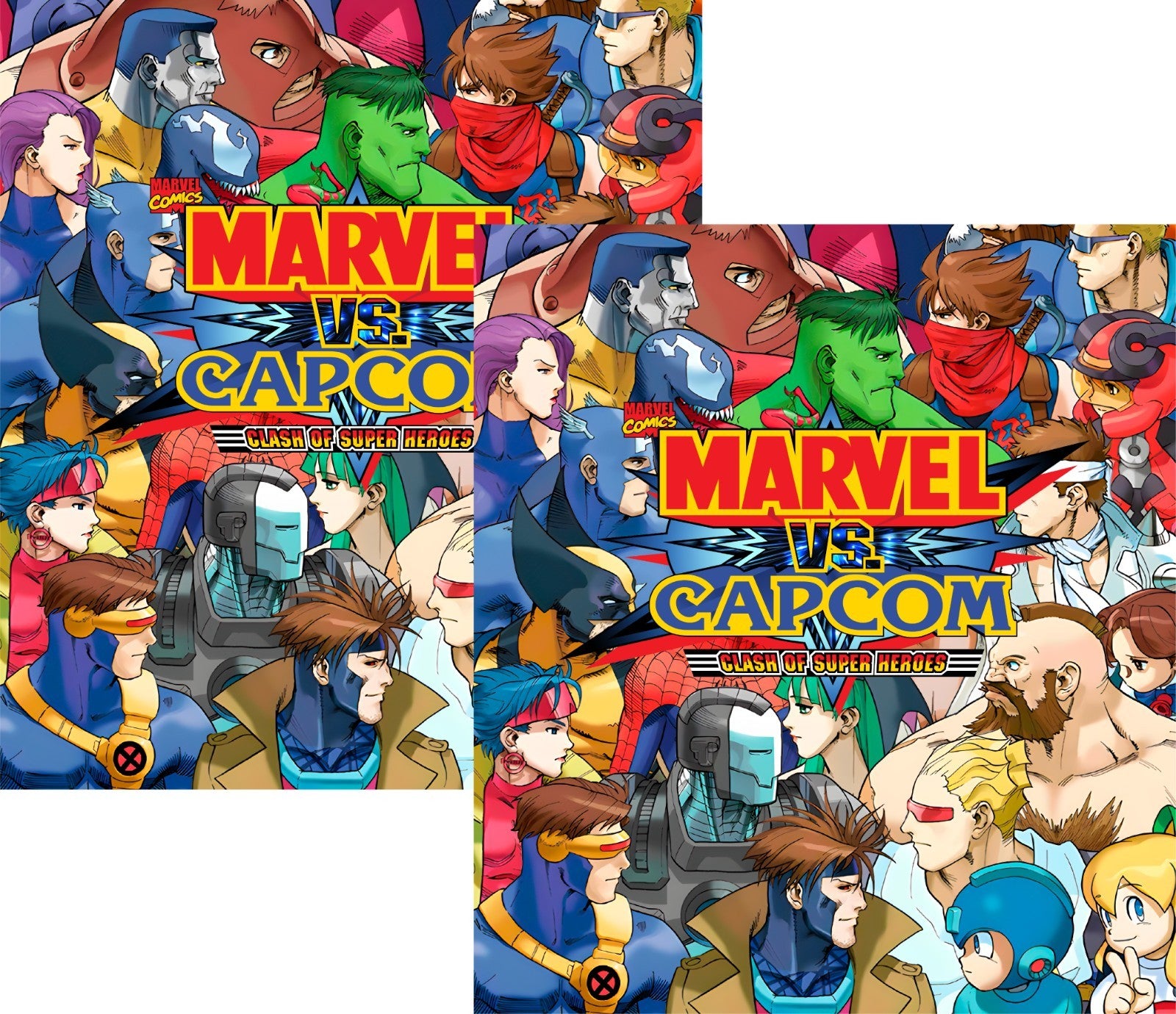Marvel Vs Capcom Arcade Side Art 2 piece set