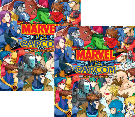 Marvel Vs Capcom Arcade Side Art 2 piece set