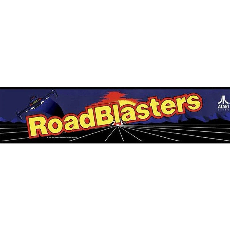 Roadblasters Arcade Marquee Premium Backlit Translite Free Ship