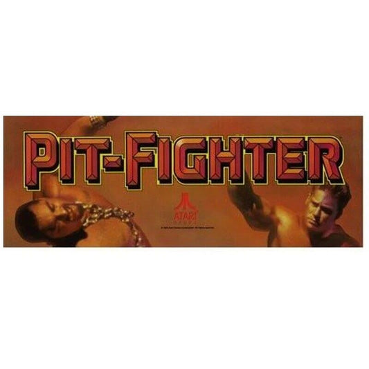 Pit Fighter Arcade Marquee High Quality Translite