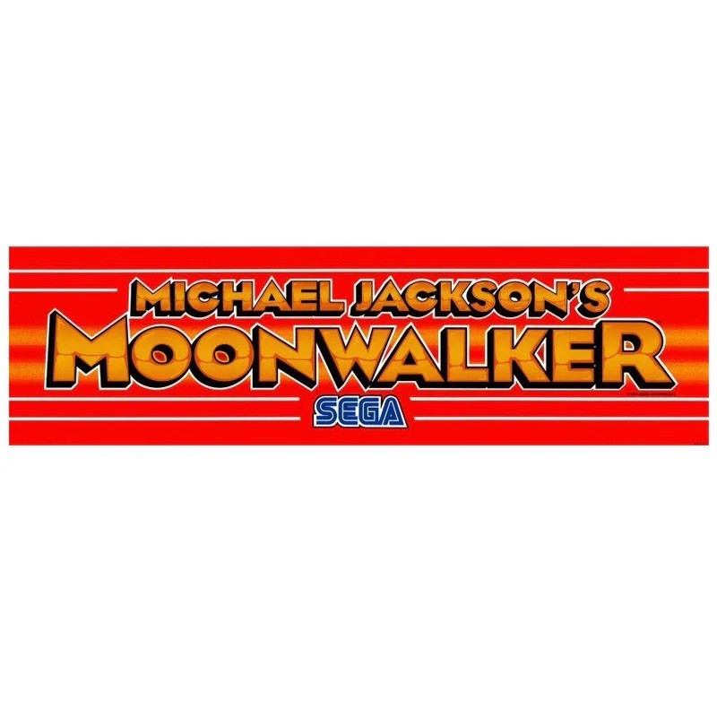 Moon Walker Arcade Marquee Premium Backlit Translite Free Ship