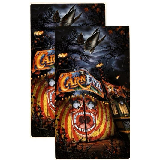 Carnevil Arcade Side Art 2 Piece Set Laminated Conversion Cabinet