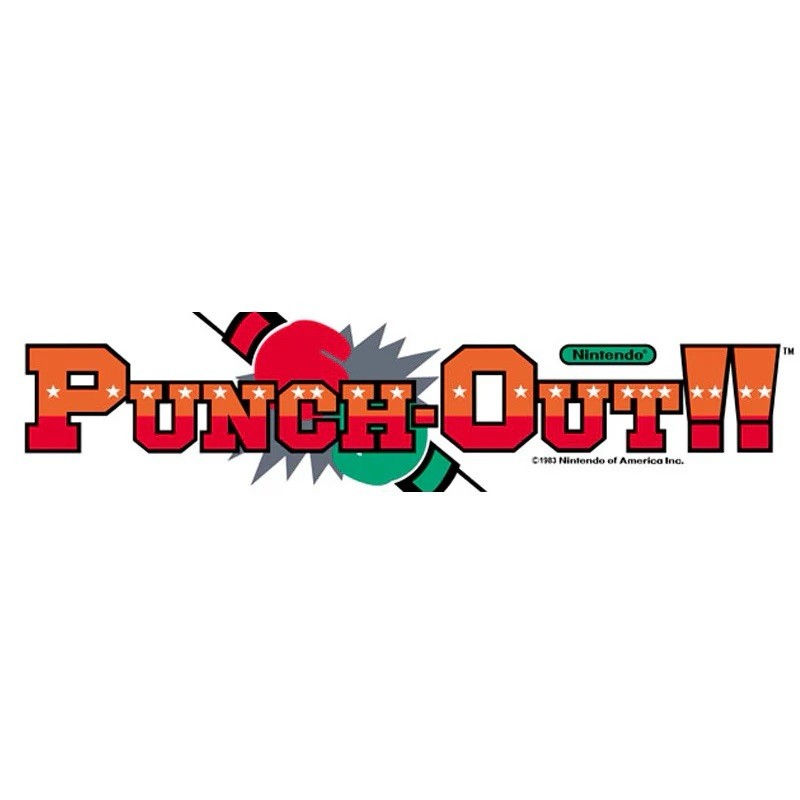 Punch Out Arcade Marquee Premium Backlit Translite Free Ship