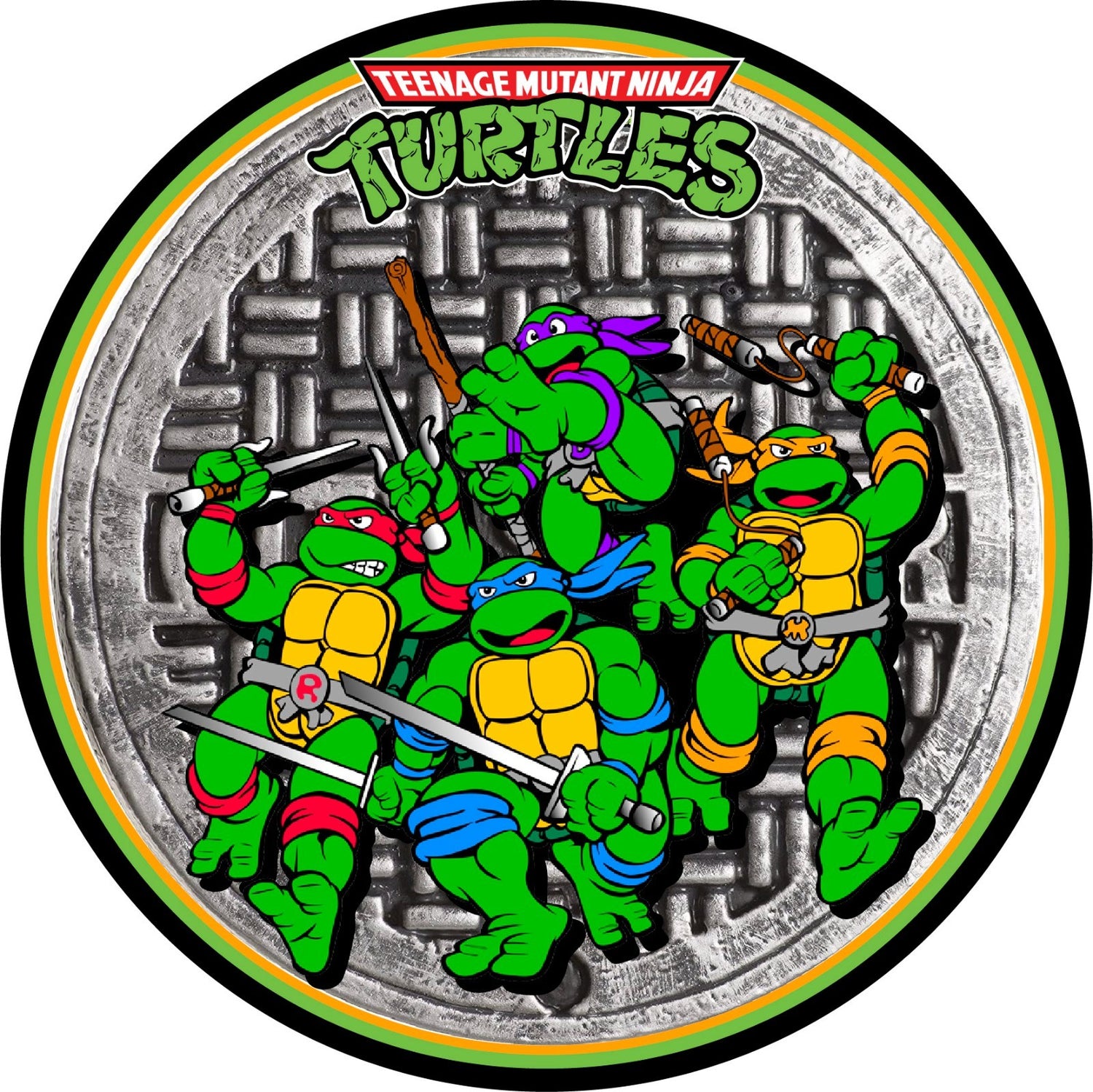 TMNT Arcade Bar Stool â€œDecal Onlyâ€ Scratch Resistant Polycarbonate Laminate
