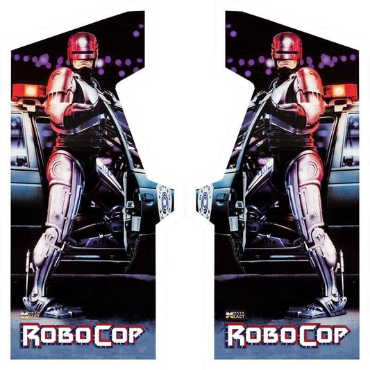 Robocop Arcade Side Art 2 Piece Set Laminated High Quality Full Size