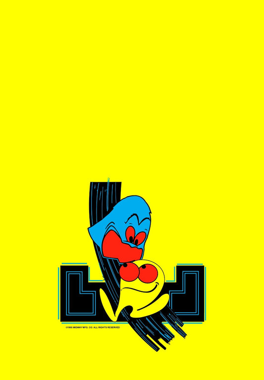 Pac-Man Arcade Kickplate ONLY Decal Vinyl Graphic Laminated High Quality