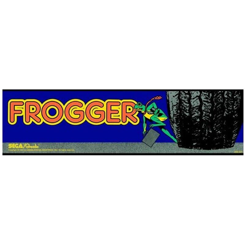 Frogger Arcade Marquee High Quality Translite Backlit