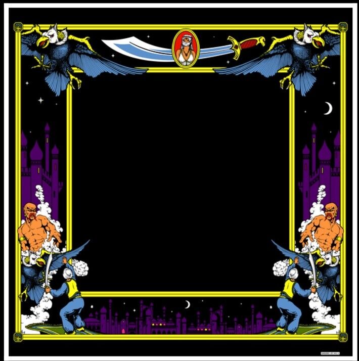 Arabian Arcade Monitor Bezel Artwork Sticker Decal