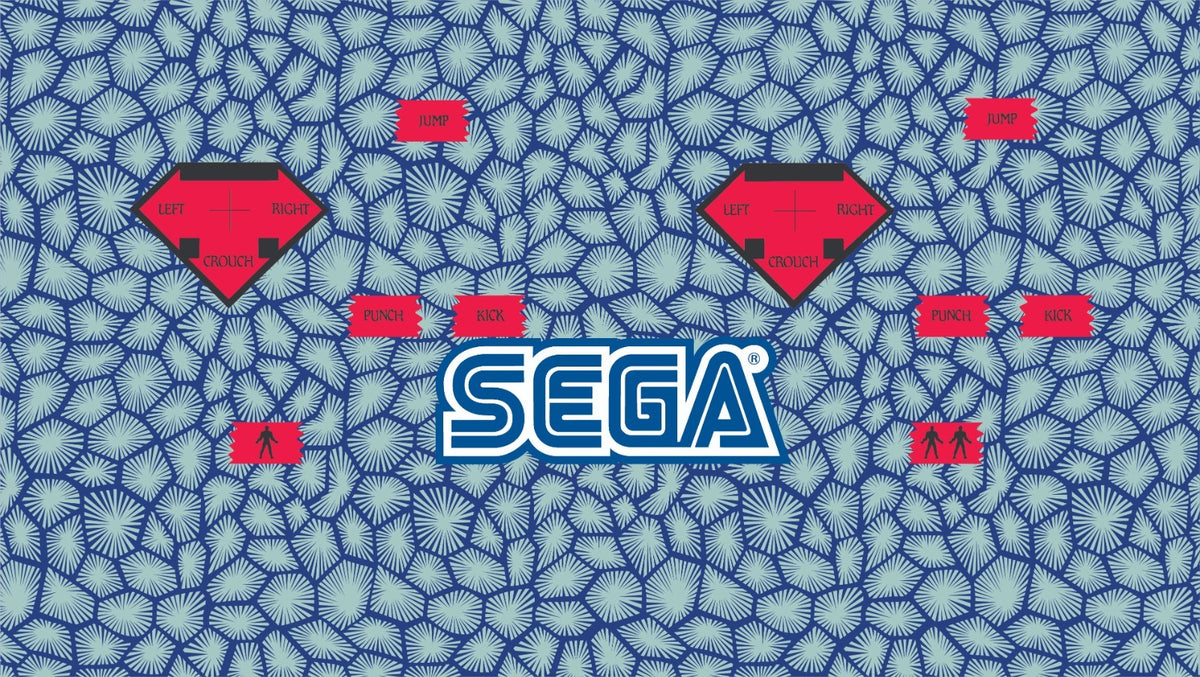 Altered Beast Arcade Cabinet CPO Control Panel Overlay Decal