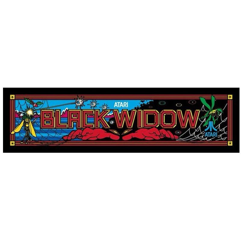Black Widow Arcade Marquee Premium Backlit Translite Free Ship