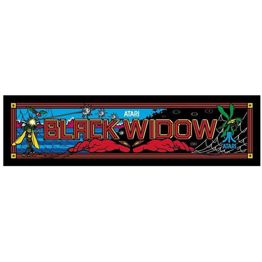 Black Widow Arcade Marquee Premium Backlit Translite Free Ship