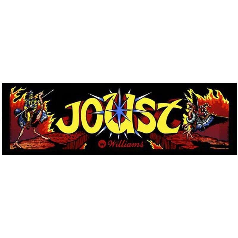 Joust Arcade Marquee High Quality Translite Backlit