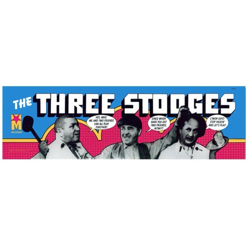 Three Stooges Arcade Marquee High Quality Translite