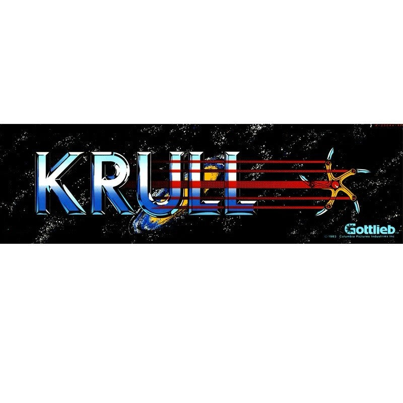 Krull Arcade Marquee Translite