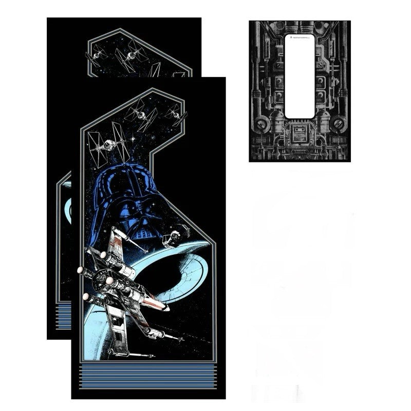 Star Wars Arcade Side Art 3 Piece Set Laminated High Quality