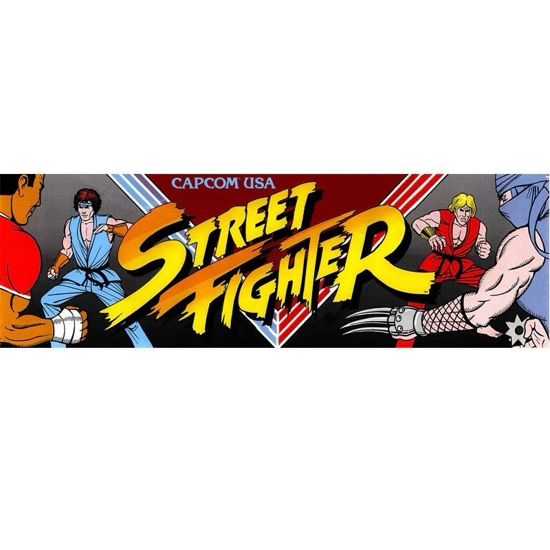 Street Fighter Arcade Marquee Premium Backlit Translite Free Ship