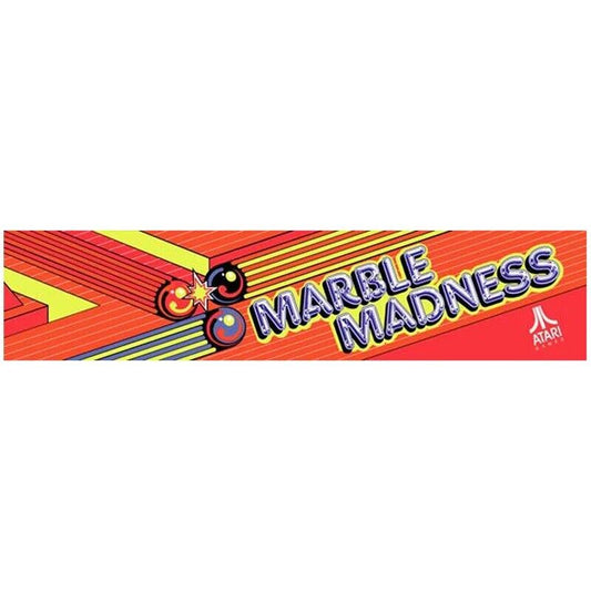 Marble Madness Arcade Marquee High Quality Translite