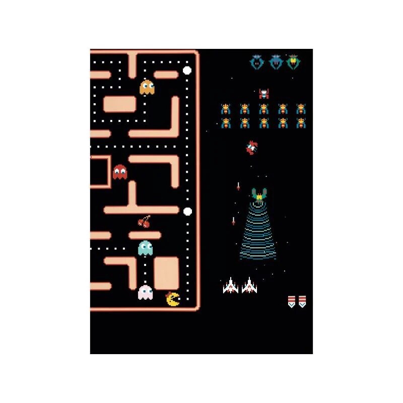 Ms Pac Man Galaga 20th Reunion Arcade Kickplate Front Panel Class of 81