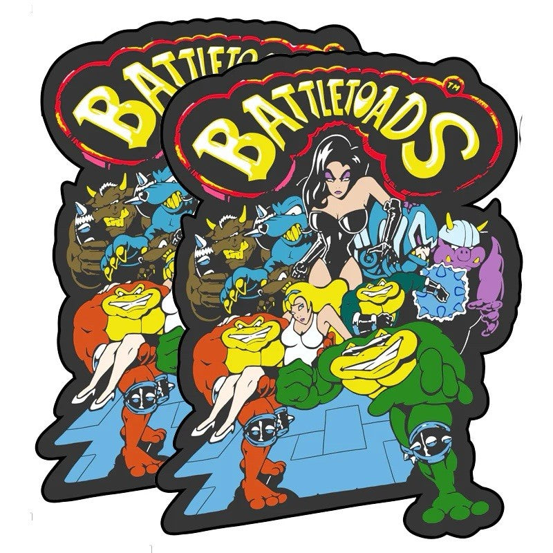 Battle Toads Arcade Side Art 2 Pc Set Laminated High Quality