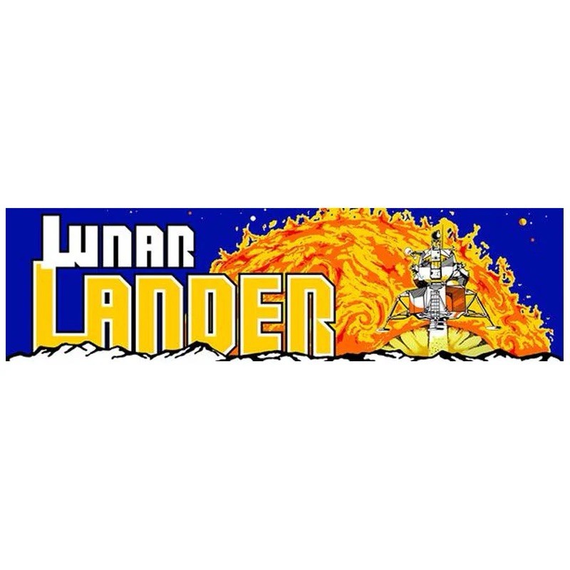 Lunar Lander Arcade Marquee Premium Backlit Translite Free Ship