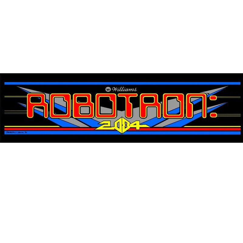 Robotron Arcade Marquee High Quality Translite Backlit